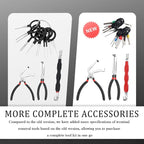 Electrical Disconnect Pliers for Cars with Terminal Removal Tool Kit,Sturdy Electrical Connector Pliers with Double Head/60° 