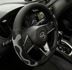 PINCTROT D Shaped Comfy Grip Steering Wheel Cover, Anti-Slip Design, Flat Bottom 14.5-15 Inch(Silicone Gray)