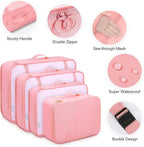 Mossio 9 Set Packing Cubes with Shoe Bag & Electronics Bag - Luggage Organizers Suitcase Travel Accessories