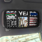 250th Anniversary of US Visor Storage Bag Car Visor Pocket Wallet Pouch with Multi-Pocket Vehicle Sunshade Storage Bag with Zipper for SUV Truck Van