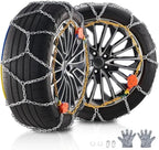 Diamond Mesh Automatic Tightening Snow Chains Anti-Slip Manganese Alloy Steel Traction Chains Fit for Snow & Icy Roads Car