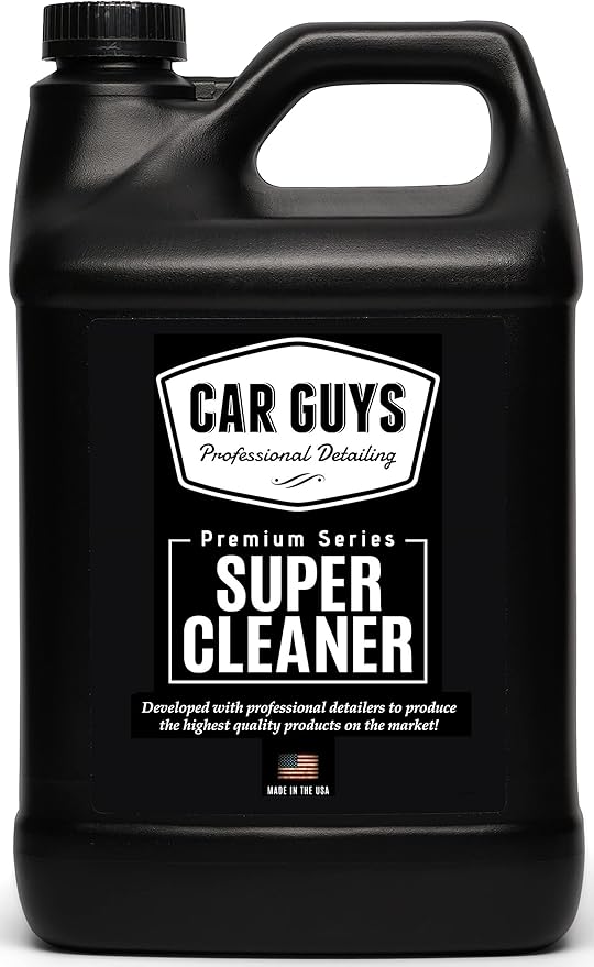 CAR GUYS Super Cleaner 1 Gallon Refill | Effective Car Interior Cleaner | Leather Car Seat Cleaner | Stain Remover for Carpet