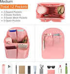 Surblue Backpack Organizer Insert Liner Hanging Travel Rucksack Purse and Handbag Insert Pocket, High-capacity Divider Foldab