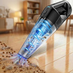 PowerSpeed CleanView Portable Handheld Vacuum - 16000Pa Strong Suction Powerful with 1000mL Dust Cup and LED Light - Cordless