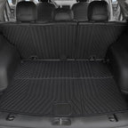 Floor Mats for Jeep Compass 2017-2026, All Weather Floor Mats Cargo Liner with Backrest Protectors and Door Sill Guards Accessories, Full Coverage Set (Fit New Body Style 2nd Generation)