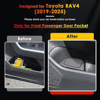for Toyota RAV4 Trash Can for 2019-2025 Toyota RAV4 Small Car Trash Bin for Side Door RAV4 Front Right Door Trash Garbage Bin w/Lid for Toyota RAV4 Accessories (RAV4 Right Side)