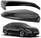 Passenger Side Mirror Cover Replacement for Honda Civic 2016-2021, Insight 2019-2021 - Right Side Mirror Covers, Rear View Mirrors Cap Carbon Fibre