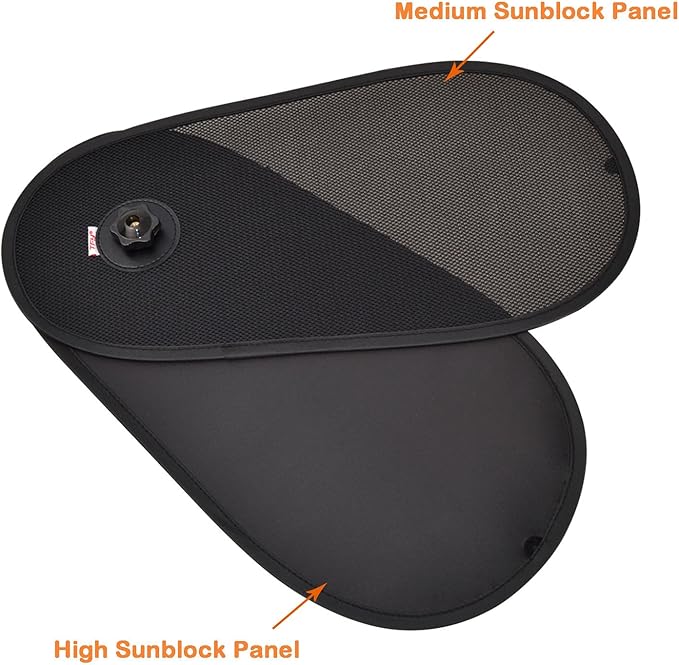 TFY Car Window Sunshine Blocker Sun Shade Protector for Baby & Kids - Fit Most of Vehicle, Most of Sedan, Ford, Chevrolet, Buick, Audi, BMW, Honda, Mazda, Nissan and Other