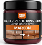 Leather Recoloring Balm Leather Color Restorer Scratch Repair Leather Paint for Furniture Couches Car Seats Shoes Bags Leathe