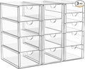 Acrylic Makeup Organizer with 13 Drawers, Bathroom Counter Organizer, Acrylic Organizers, Desk Organizer, Office Supplies, St