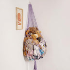 Amdermi Upgrade Stuffed Animal Hammock Corner or Wall Hanging Net for Stuffy Animal Storage Macrame Toy Display Over Door Toy