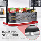 3 Tier Bathroom Counter Organizer, Rotating Countertop Vanity Storage Cabinet with Standing Shelf, Cosmetic Holder for Skinca