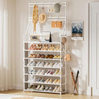 OYREL Shoe Rack 7 Tier Sturdy Shoe Racks for Closet Shoes Organizer for 28-35 Pairs Large Capacity Shoe Storage Rack with Mul
