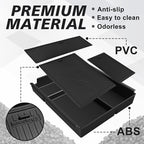 Muslogy Center Console Organizer Compatible with 2020-2025 2026 Chevy Silverado/GMC Sierra 1500 2500HD 3500HD Accessories Storage Insert Box Console Armrest Divider(Jump Seat ONLY) - Upper Organizer