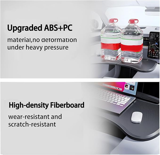 Foldable Car Tray for Tesla Model Y 3, Car Desk Steering Wheel Tray, Foldable Car Table Tray, Foldable Desk Food Tray for Eating and Traveling