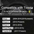 West Llama Customized Auto Car Steering Wheel Cover for Toyota Prius,86,13.75-14.25 inch
