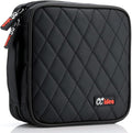 CCidea 40 Capacity CD/DVD Case Holder Portable Wallet Disc Storage Binder for Car, Home,Travel Carrying Organizer (Black) Specials