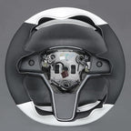 MEWANT Hand Stitched Steering Wheel Cover for Tesla Model 3 2017-2023 / Model Y 2020-2023 for Tesla Model 3/Y Accessories