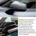 Jaronx Compatible with Toyota Highlander Driver Side Mirror Triangle Base Cover 2020-2024, for Highlander Driver Side Rearview Mirror Bottom Base Covers (NOT FIT Grand Highlander) (Left)