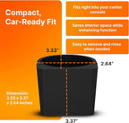 SplashNColor Small Cup Holder Insert Compatible with Subaru Crosstrek 2018-2023 & Impreza 2017-2023 - Custom Console Interior