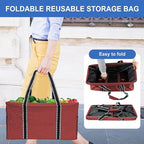 50L Utility Tote Bag Reusable Grocery Shopping Bag