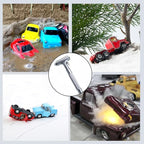 3-in-1 Car Safety Hammer - Belt Cutter, Glass Breaker and Hammering Function - Emergency Escape Tool