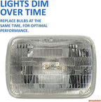 SYLVANIA - H6054 SilverStar Sealed Beam Headlight - High Performance Halogen Headlight Replacement (142x200), Brighter & Whit