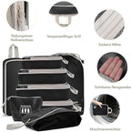Compression Packing Cubes 8 Set, Dual Zipper Compression Packing Cubes for Travel, See-Through Mesh Packing Bags for Suitcase