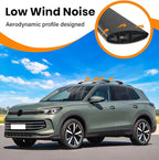 300lbs Lockable Roof Rack Cross Bar Fit for Volkswagen VW Tiguan 2018-2026 (Not for Limited) & Taos 2022-2026, Aluminum Roof Rails Crossbars for Cargo Bars Luggage Bike Kayak Rack