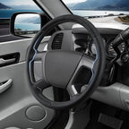 Steering Wheel Cover for Chevy Silverado 1500 GMC Sierra 1500 2007-2013/2500 3500 Chevrolet Tahoe Suburban Yukon (Yukon XL) 2007-2014/ Traverse 2009-2017/ GMC Sierra 2500HD 3500HD 2008-2014