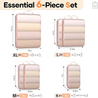 Veken 6/9/11 Set Compression Packing Cubes for Travel Essentials,Compressible Expandable Large Luggage Suitcase Organizer Bag
