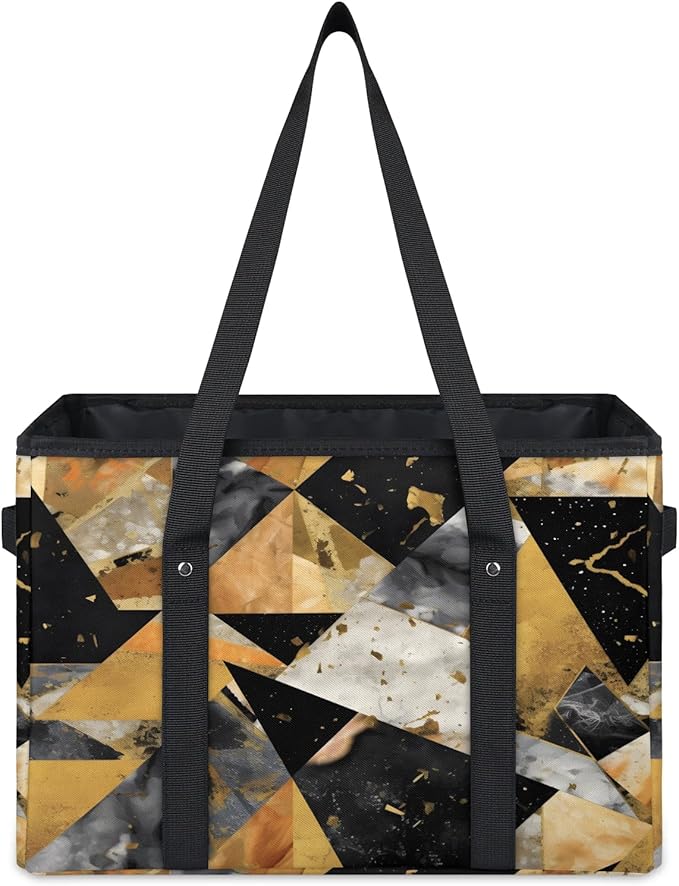 Reusable Grocery Bag Foldable Shopping Tote Bag with Handles Reusable Shopping Bags Large Kitchen Grocery Bags