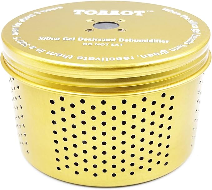 Gun Safe Dehumidifier 200g - Small Silica Gel Desiccant Canister, Moisture Absorber for Gun Cabinets & Safes, Protect 27