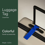 ANTLER Luggage Tags - Durable Rubber, for Suitcases & Travel Bags, Assorted Colors, Easy ID & Personalization, Fits Most Suit