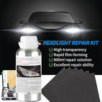 Headlight Restoration Kit, 800g Vapor Headlight Restoration Kit, Head Light Lens Restore Kit with 800g Repair Liquid for Repair Headlight Yellowing/Vague/Scratch/Oxidation
