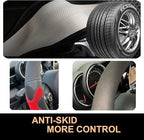 PINCTROT Large Size Comfy Grip Steering Wheel Cover, Anti-Slip Design, 15.5-15.75 Inch(Silicone Red)