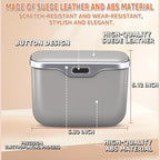 HOLDCY Car Trash Can, Waterproof Multi‑Functional Auto Trash Bin for Door/Console/Seat Back, Universal Vehicle Garbage Can for Car/Truck/SUV Drivers (Gray)