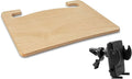 AutoExec Wheelmate Extreme Car Steering Wheel Tray Vehicle Desk, Natural with Phone Vent Clip