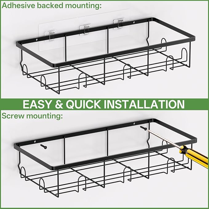 DTUQYX 3 Pack Hat Rack for Wall - Hat Organizer for Baseball Caps Wall Mounted Space Saving Hat Shelf for Hats, Caps, Scarves