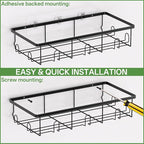 DTUQYX 3 Pack Hat Rack for Wall - Hat Organizer for Baseball Caps Wall Mounted Space Saving Hat Shelf for Hats, Caps, Scarves