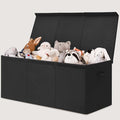 INDRESSME 185L Extra Large Toy Box, Toy Storage Organizer Collapsible Storage Bins with Lids Toy Chest for Playroom, Living R