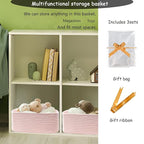 COMFY-HOMI 11.5"x7.5"x4.7" Storage Baskets for Organizing | Cotton Rope Woven Basket | Toy Storage Bin Box | Basket for Shelv