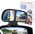 Blind Spot Mirrors for Cars, Adjustable Rear View Blind Spot Mirrors Car Auxiliary Universal Wide Angle Side Mirror Double Glass Blind Spot Snap Mirror for Truck SUV, 1 Piece (Black-Right)