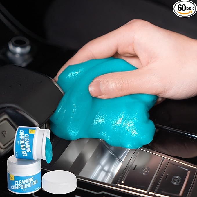 CLICK CLEAN 2Pcs Cleaning Gel for Car, 7oz Car Detailing Tools, Cleaning Putty Gel, Interior Cleaner Universal Dust Cleaner f