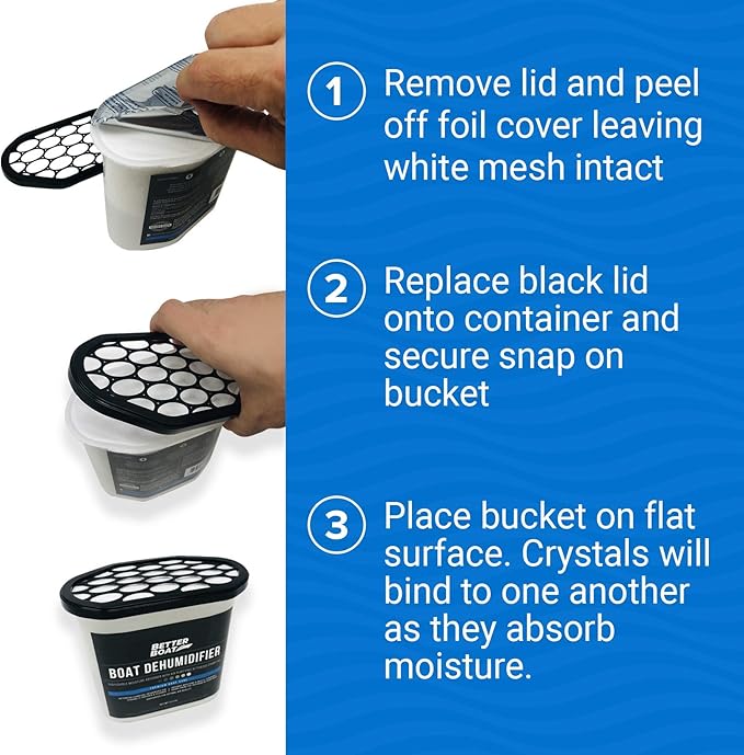 Moisture Absorber 4 Pack with Activated Charcoal Dehumidifier Bucket, Unscented Odor Absorber for Closet Basement Bathroom