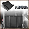 Muslogy Center Console Organizer for 2023-2025 2026 Ford F250 F350 F450 Super Duty Accessories Custom Fit Storage Box Divider(Fit with OEM Tray), Fits Bucket Seats Only, Not for Work Surface (Black)