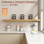 Dreamland 55 Inch Floating Shelves for Wall,8 Inch Deep Floating Shelves,55" W x 8" D Wall Shelves for Bedroom,Living Room, K