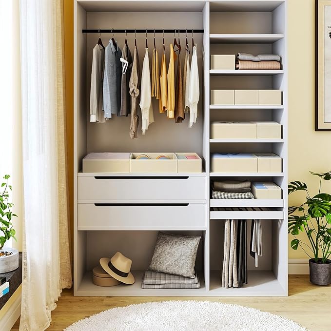 DIMJ Drawer Organizer Clothes, 24 Pack Dresser Organizer, Foldable Closet Organizers and Storage, Fabric Dresser Drawer Organ