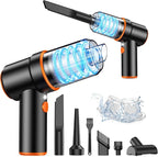 KMM Handheld Car Vacuum Cleaner, 9000PA Vacuum Cleaner & Air Duster, 120W High Power Vacuum Portable Cordless, Hand Held Vacu
