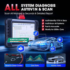 Autel Scanner MaxiCOM MK808S: 2026 Bidirectional Tool as MX808S MK808BT Pro M808Z, Work as MaxiCheck MX900 MK900BT, 28+